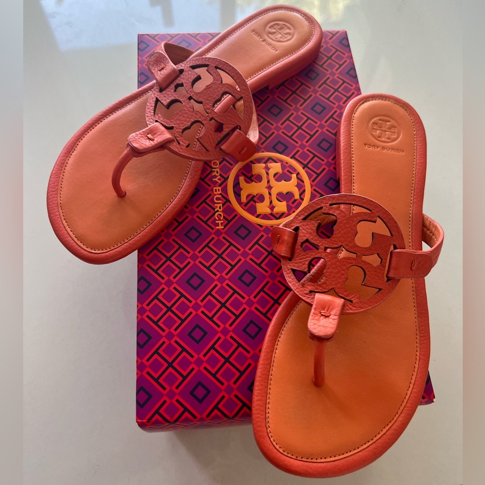 Orange Tory Burch “Miller” Sandal (Very Popular)